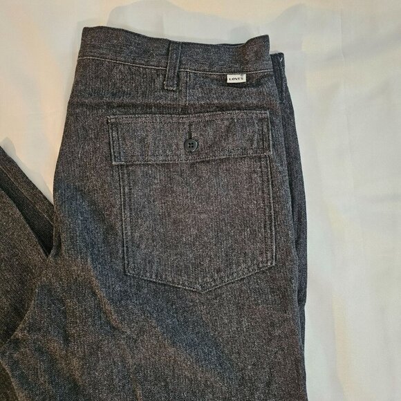 Levi's Men's Two Horse Black Denim Trouser Jeans 40 x 32 - Picture 4 of 4